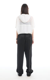 HALF ZIP-UP JUMPER_WHITE