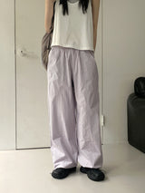 Mencia Crisp Incision Wide Two-Way Jogger Pants
