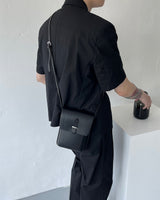 リネンツータックロングパンツスラックス / ECT linen two-tuck long pants slacks (2 colors)