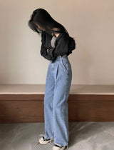 [Bellide made] Bubble Hidden Cropped Field Jacket