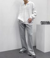 ハッチカラーニットウェア/SK Hacchi Collar Knitwear (4 colors)