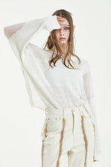 ハンドシースルーニット / HAND SEE-THROUGH KNIT
