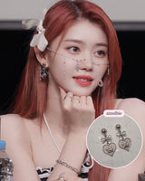 ロイヤルベイビーエンジェルイヤリング - ショート  / Royal Baby Angel Earring - Short (Silver) (Kep1er Chaehyun, Yeseo, Xiaoting Earrings)