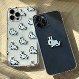 One Rabbit - Pixel Rabbit Phone Case