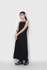 ロングスリットスリーブレスドレス / long slit sleeveless dress