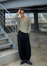 バルーンビッグワイドストリングパンツ / Balloon Big Wide String Pants 3COLOR
