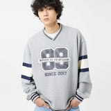 89 ユニフォームVネックスウェットシャツ / (NO napping)89 uniform v neck sweatshirts