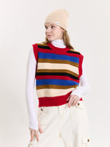 COZY STRIPE VEST