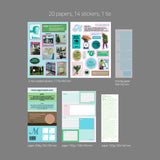 oab tone pack mint / scrap sticker set