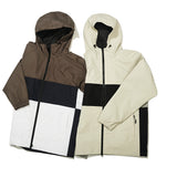 クロスボックスフーデッドジャケット/BSR2223FWJK028 CROSS BOX HOODED JACKET CREAM GRAY