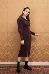 volume sleeve dress (6651910652022)