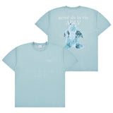 ファジードラゴンアートワーク半袖Tシャツ DARK MINT