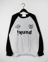 フットボールカラーマッチングスウェットシャツ/Football Color Matching Sweatshirt (2color)