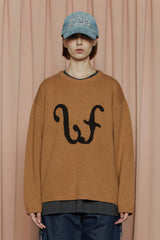 U SHEET MUSIC KNIT / CAMEL