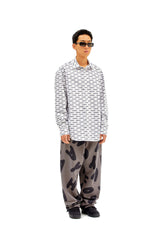 Pattern sweat pants ( CHARCOAL ) (6626182660214)