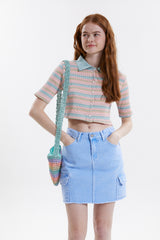 カーゴポケットカラースカート/CARGO POCKET COLOR SKIRT
