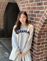 Breakers Lettering Loose Sweat Shirt (3color)
