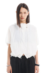 HALF ZIP-UP JUMPER_WHITE