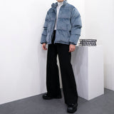 [Unisex] 2wayベルベットショートダウンジャケット