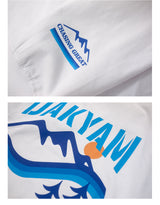 DAKYAM 2023 AW チェイシングホワイトドラゴンスキーグラフィックヘビーウェイトロングTシャツ