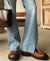 Lavender denim pants (2 color) (6694657327222)