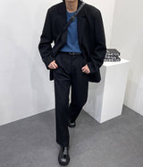 ピンタック ワイド スラックス / SK Pintuck Wide Slacks (3 colors)