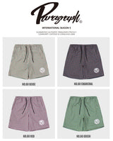 paragraph Circle Earth Check Shorts 2color (6562903130230)