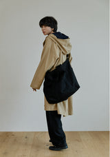 ユニセックスカンバスバッグ/unisex canvas bag black