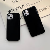 Glossy - Basic Black TPU Phone Case
