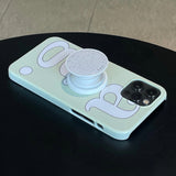 グリーンビッグロゴアイフォンケース/green big logo case