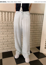 Aiden Cotton100 Denim Wide Pants (2color)