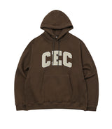  CEC ARCH LOGO HOODIE(BROWN)