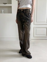 Portner Guze Washed Semi Bootcut Denim Pants