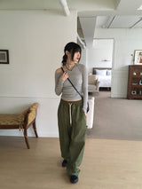 [SET] シグナルレイヤードタンクトップワンショルダーTシャツ