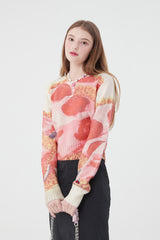 チェリープリントニット／CHERRY PRINT KNIT [PINK]