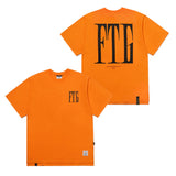 FTG オーバーサイズTシャツ/22 FTG OVERSIZED T-SHIRTS ORANGE /  BLACK