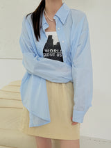 カットシャツ/Asa cut shirt (4color)