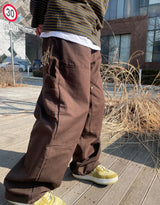 Flame wide work pants