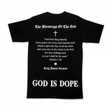 GOD IS DOPE SS TEE - BLACK (6635546247286)