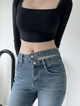 ホットクロップロングスリーブTシャツ/Hot Crop Long Sleeve T-shirt (4color)
