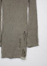 リボンオープンショルダーニット / Ribbon Open Shoulder Knit (4color)