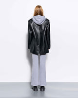  Back Patch Oversized Blazer _ Black
