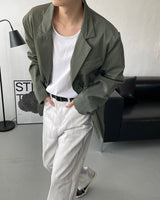 ヴァイパーレザーブレーザー / OWN Viper Leather Blazer (2 colors)
