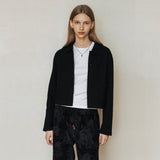 フラワーコーデュロイバンディングパンツ/FLOWER CORDUROY BANDING PANTS_BLACK