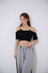 チェーンオフショートスリーブTシャツ/TOP(9366) Chain OFF Short Sleeve T