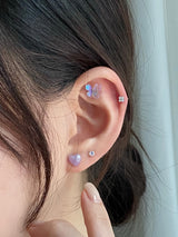 [4 set] jelly butterfly piercing set