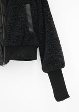 ブックルクロップハイネックジャケット/Bookle Crop High Neck Jacket (2color)