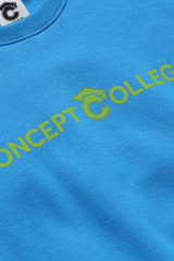 ベーシックラインロゴスウェットシャツ・ブルー［ユニセックス］/ Basic Line Logo Unisex Blue Sweat Shirt