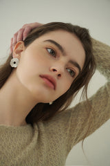 FLEUR earring_silver