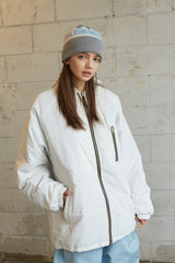 INT ダブルラインビーニー / BSR2223FWBN010 INT DOUBLE LINE BEANIE GRAY